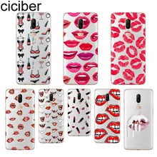 ciciber Sexy lips Phone Case For Oneplus 7 Pro 6 5 T Soft TPU Back Cover Clear Coque for 1+7 Pro 1+ 6 1+5 T Fundas Shell Coque