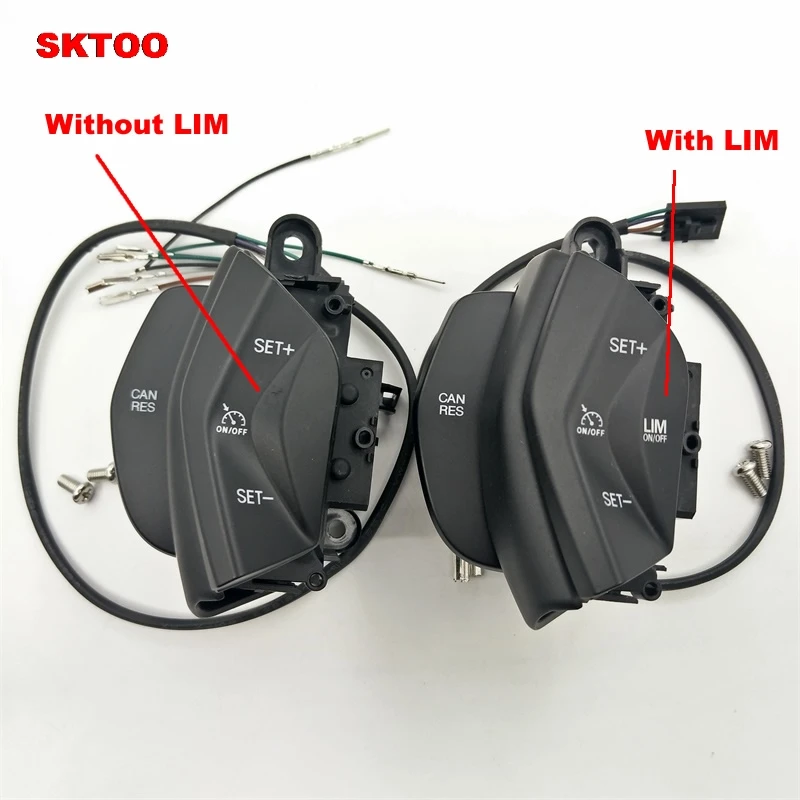 

SKTOO 2015 new car speed control switch cruise control system kit for ford focus 3 2012-2014 kuga 2012-2015 on steering wheel