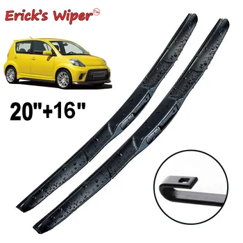 

Erick's Wiper Front Wiper Blades For Daihatsu Sirion MK2 2005 - 2012 Windshield Windscreen Front Window 20"+16"