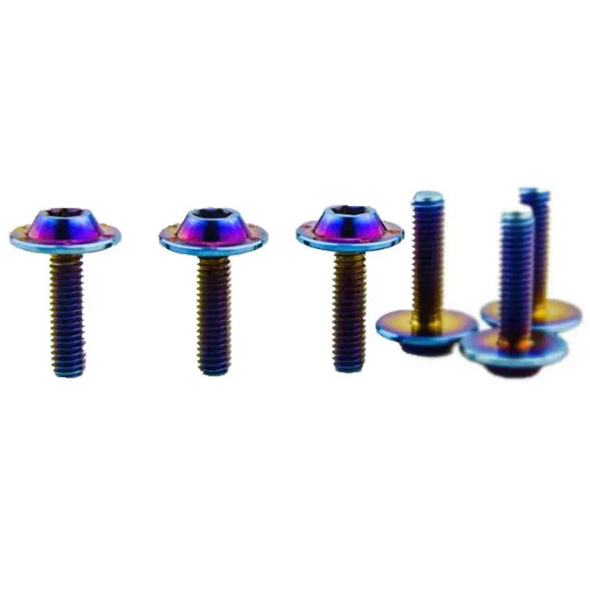 2/12 pcs M4 x15mm Ti Bolt Titanium Bolt Windshield Screw Modified for