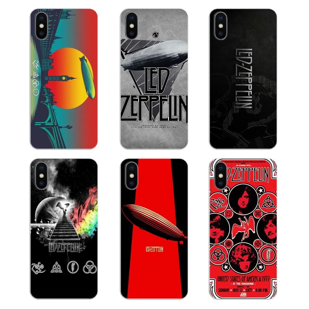 

TPU Silicone Case For iPod Touch iPhone 4 4S 5 5S 5C SE 6 6S 7 8 X XR XS Plus MAX Legend Band Led Zeppelin School Of Rock Poster