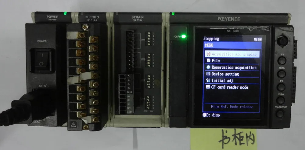 Nr-600 Nr-st04 Nr-th08 Nr-u60 Keyence Data Acquisition System - Unknown ...