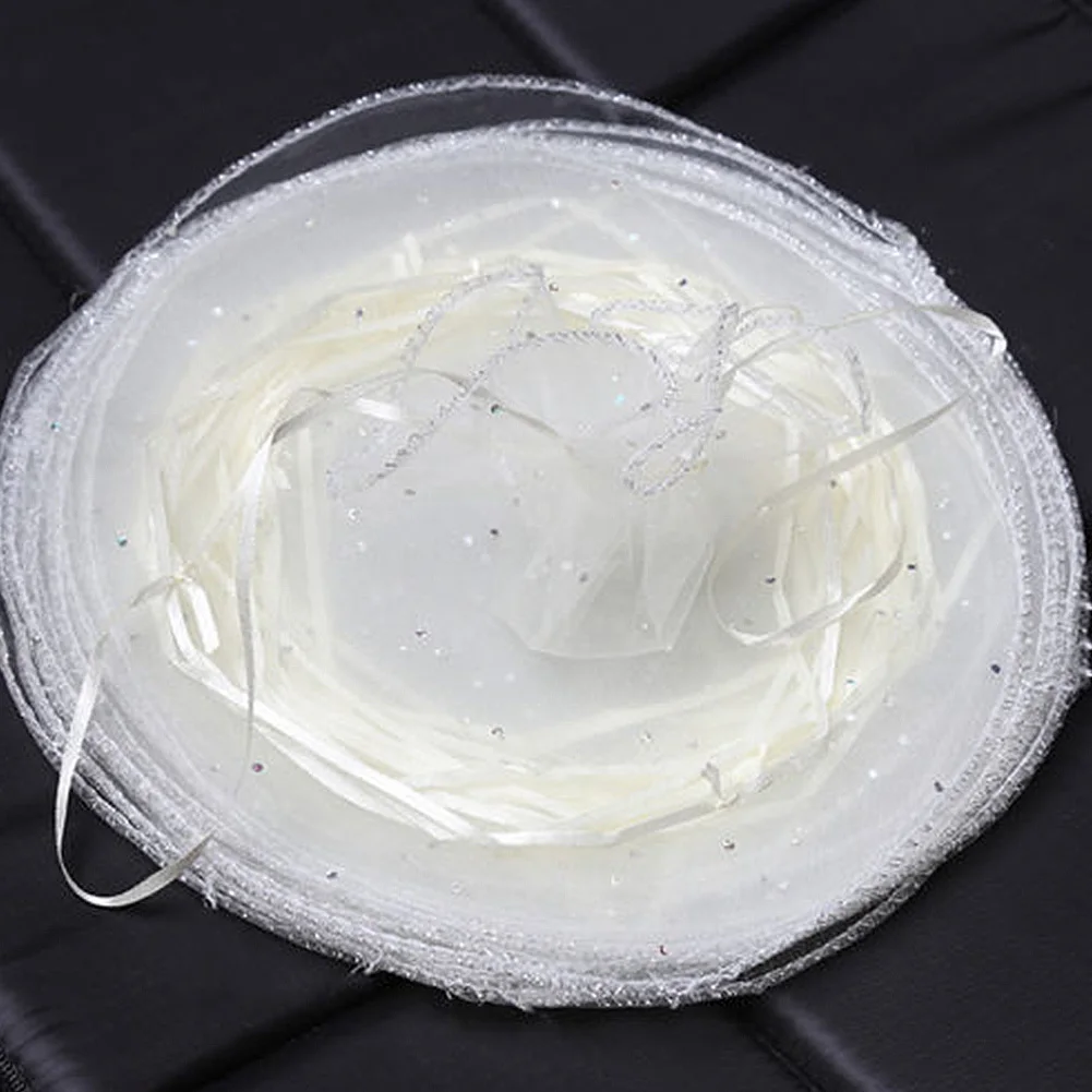

100pcs Round Organza Pouch Package Gift Bags Wedding Jewelry