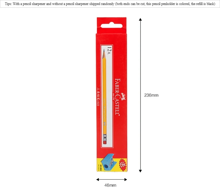 Faber-Castell 1322 пишущий карандаш 2B/2 H/HB набор тестовых карандашей треугольник для студентов графитовый карандаш для школы офисные товары для рукоделия