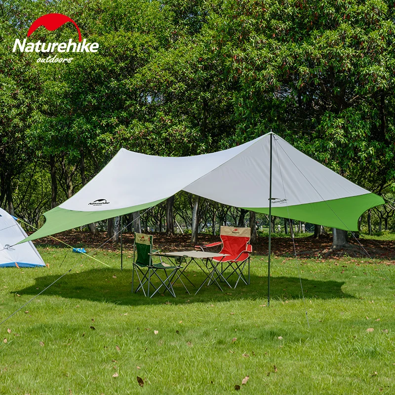 Naturehike في الهواء الطلق الشمس المأوى التخييم بجودة عالية كما السعر المنخفض/رخيصة للماء العريشة المظلة الستارة الحديد القطبين خيمة للشاطئ الشم...