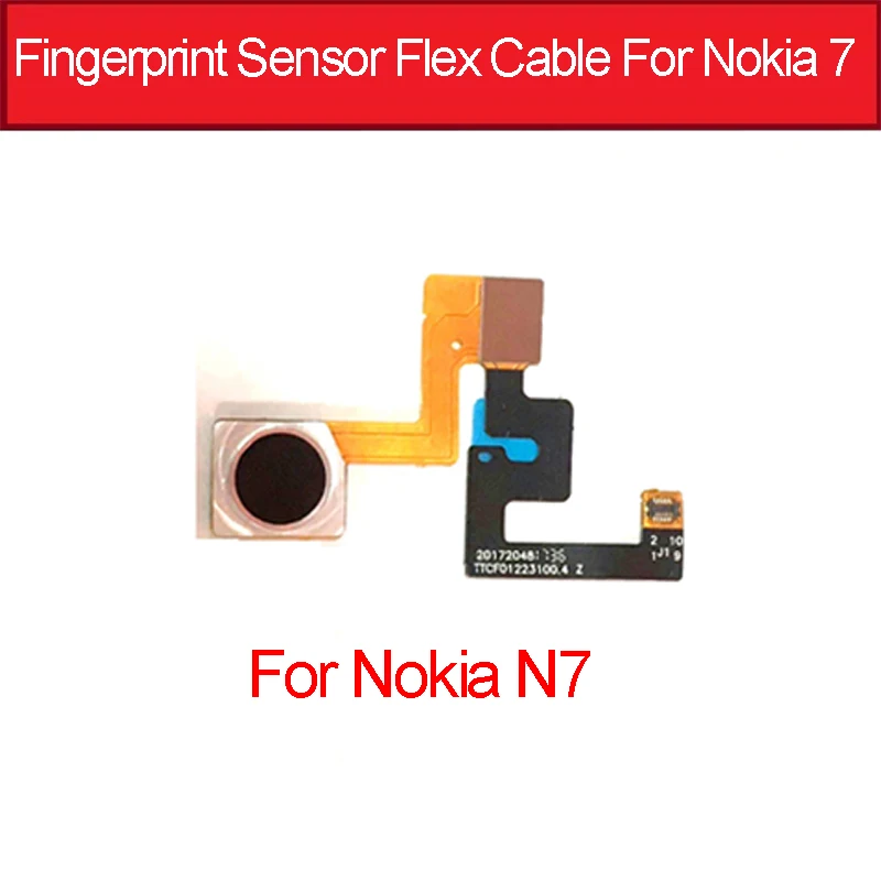 

Home Button Fingerprint Sensor Flex Cable For Nokia 7 TA1041 TA-1041 Menu Return Key Touch Sensor Flex Ribbon Replacement Parts