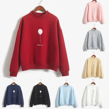 

Autumn MAXIORILL Hoodie худи Hoody women sweatshirt толстовка толстовки женская 8 colors Long Sleeve Plus Velvet Top pullover #3