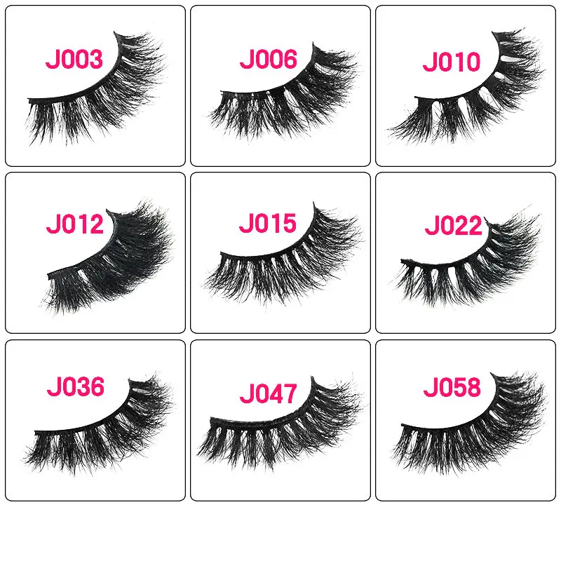 

1 pair mink lashes 3d mink eyelashes 100% handmade cruelty free lashes reusable natural eyelashes popular false lashes makeup