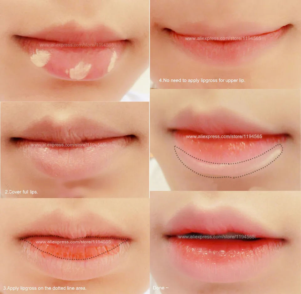 Korea Lipstick Concealer Make Up Base Tool Sexy Cute Lips Whitening