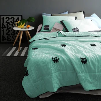 

3/4 piece New Summer Quilt 180x210cm / 200x230cm Bedspread Quilted Print Throws Blanket Summer Thin Comforter Stiching Duvet Qui