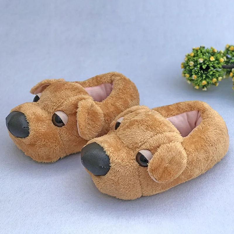 Home Warm Shoes Men Women Winter Gift Dog Slippers Cotton Slippers Fluffy slippers Funny Shoes Plush Shoes House Slippers