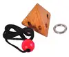 Wooden Puzzle Metal Brain Teaser Wire Puzzles Traditional Kids Educational Game Toy for Children Adults ► Photo 3/6