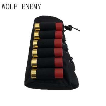 

Molle Buttstock 6 Gauge Ammo Case Pouch Holder Hunting Bags Holder Gun Accessories