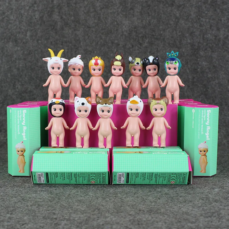 

12Pcs/Set Kewpie figures Doll Sonny Angel figure toy Mini Laduree Collection PVC Dolls Toys