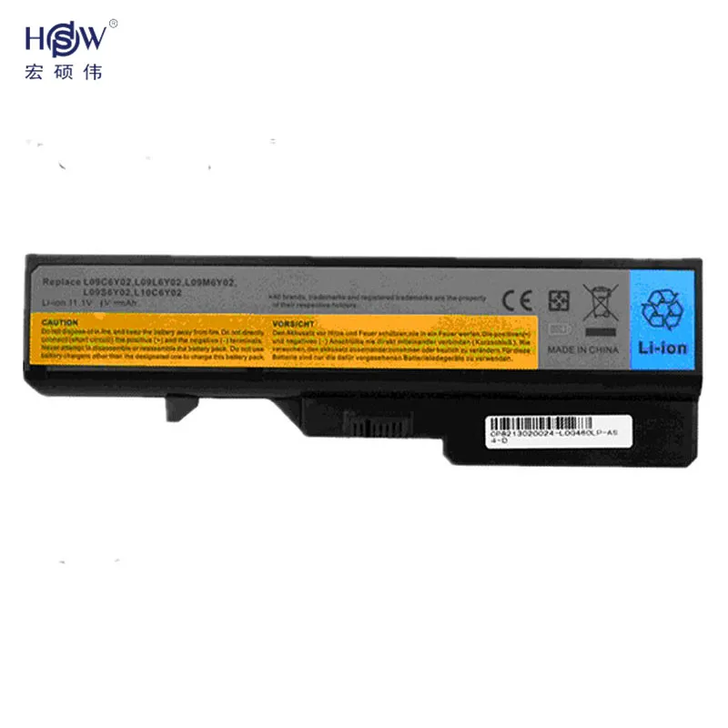  HSW 9cell Laptop Battery L09C6Y02 L09M6Y02 L09S6Y02 L10C6Y02 L10P6Y22 LO9L6Y02 For Lenovo IdeaPad G