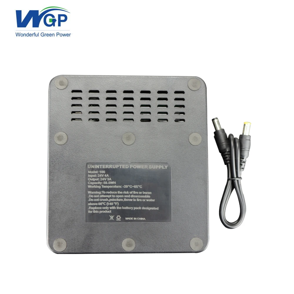 ATM использовать портативный мини 220v ac к dc 24v 3A ups литиевая батарея резервного копирования с поддержкой poe питания для бытовой техники