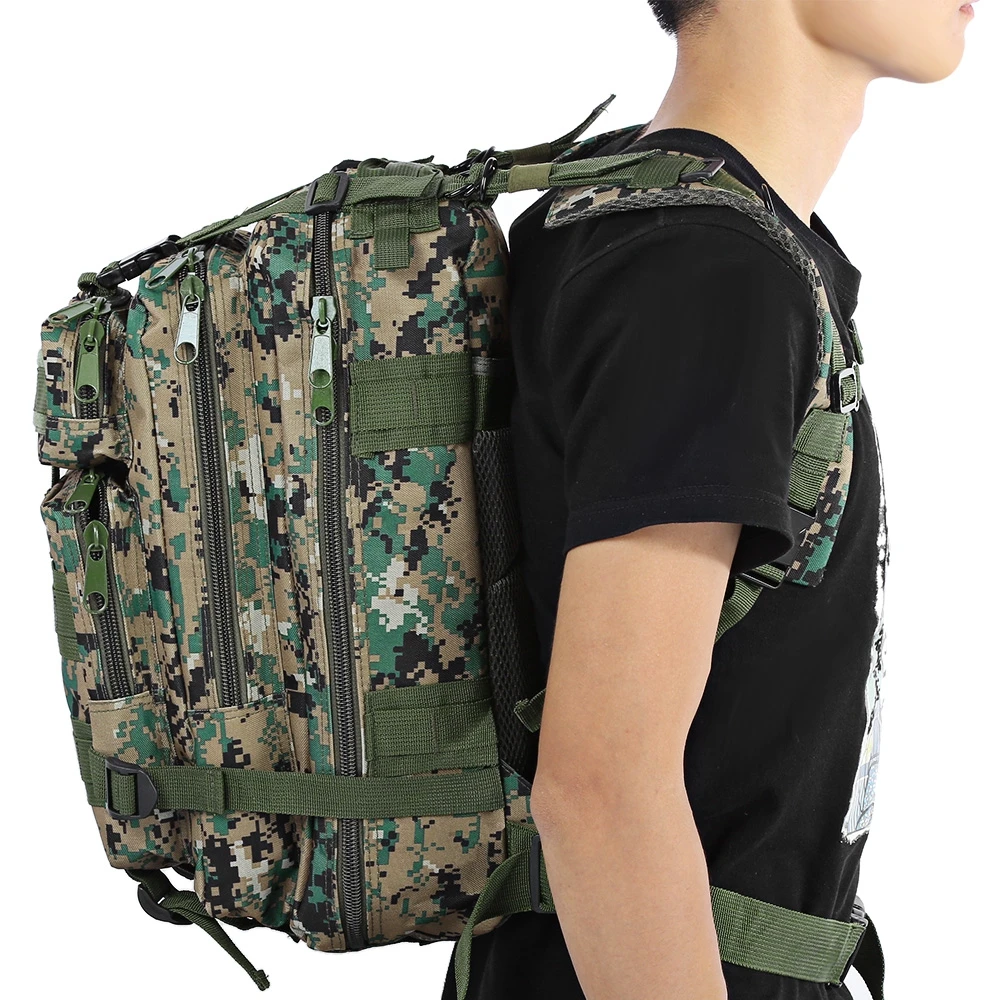 Outlife 30L 3P Tactical Backpack Military Oxford Sport Bag for Camping Traveling Hiking Trekking Bags Outdoor Backpack 9 colors