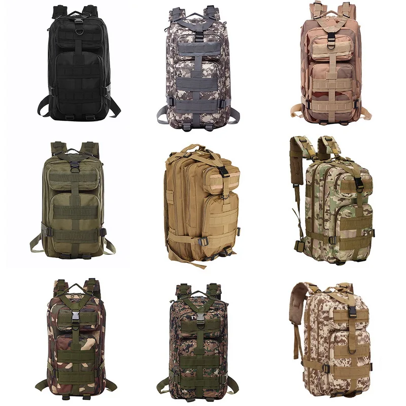  HEFLASHOR Backpack Military Backpack Waterproof Rucksack Outdoor Camping Hiking Fishing Bags - 33059586034