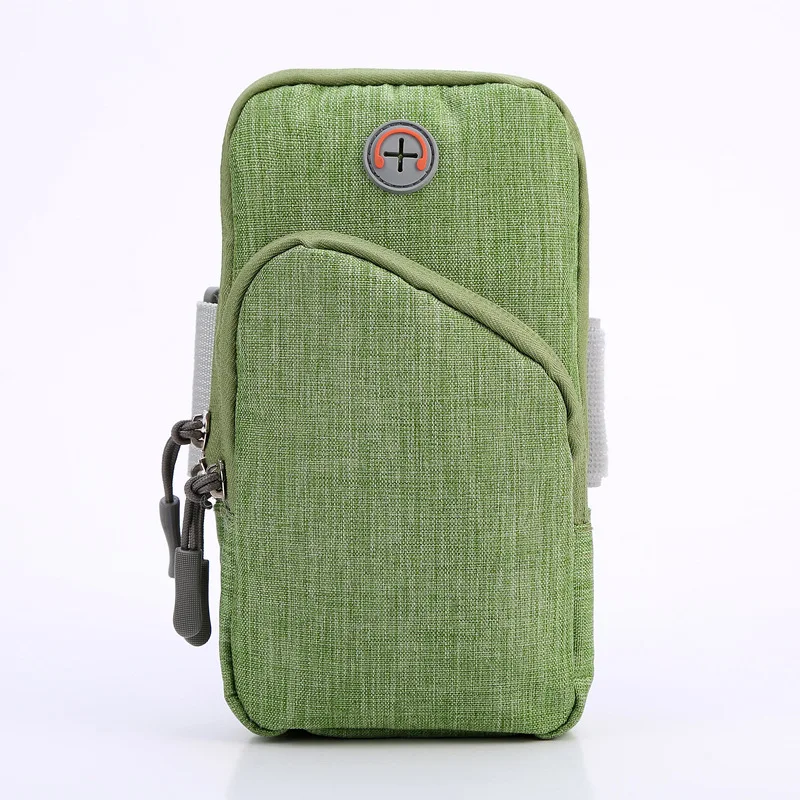 6," Универсальный держатель для мобильного телефона, сумка для спорта на открытом воздухе, сумка для телефона на руку, спортивная сумка для бега, водонепроницаемый чехол - Цвет: green