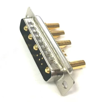 

connector Car needle type 9W4 5+4 D-SUB Male head welding wire type full gold large current