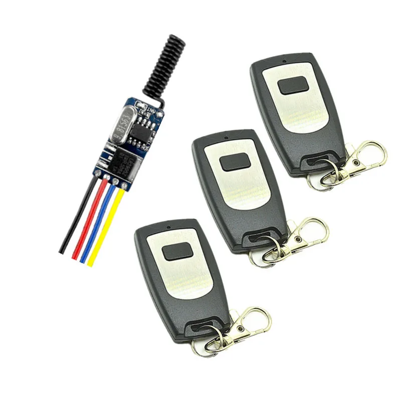 

Micro ultra small remote control switch DC3V 5V 12V wireless remote control power controller module