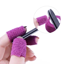 

1 Roll Nail Art Gel Polish Remove Bandage Random Colors Adhesive Roll Tape Skin Care Protect Nail Tool