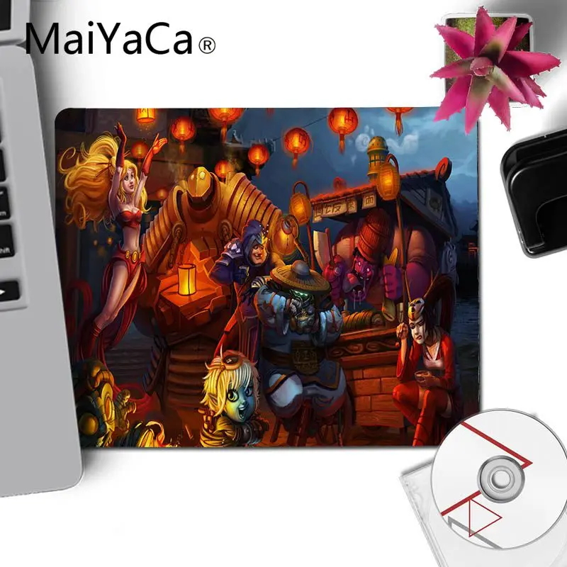 MaiYaCa jax в лесной Лиге Легенд ноутбук компьютер коврик для мыши Гладкий коврик для письма настольные компьютеры мат игровой коврик для мыши для dota2 - Цвет: No Lock Edge25x29cm