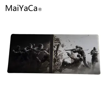 

MaiYaCa Mouse Pad Carpet Mouse Mat Office Tool Gift Mouse Mat Pad For Computer E-sports Gaming Rainbow Six Men Shotgun
