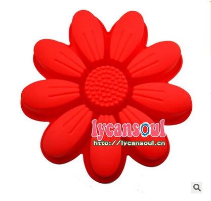 

Silica gel combination kitchen DIY manual petals baking a cake of bread 9 Magnolia petal mold Silicone mould Cake Tools