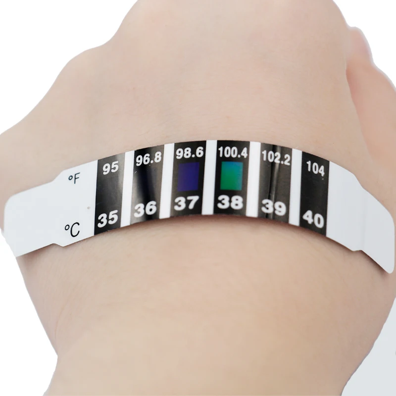

5pcs Baby forehead thermometer Scan fever strip infant Child Test Temperature Reusable Flexible Toddler 20% off