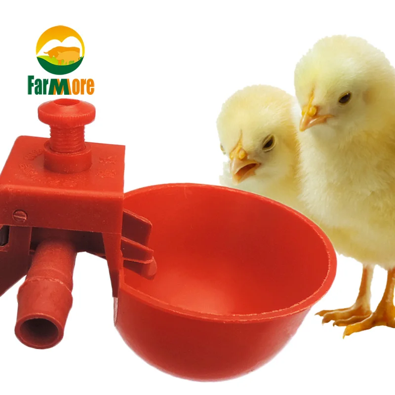 10Set Chicken Waterer Hens Quail Birds Drinking Bowls Water for Chicken Coop Chick Nipple Drinkers Poultry Farm Animal Supplies
