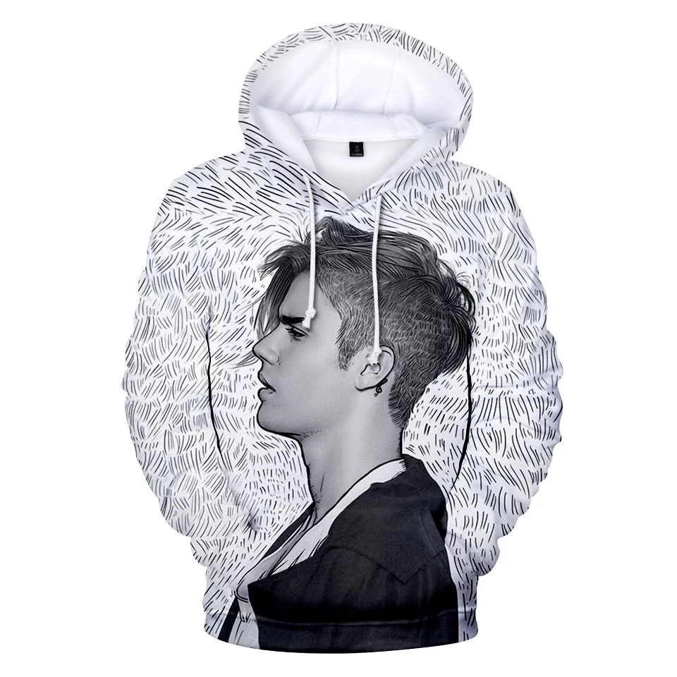 latest 3d hoodies pullover Justin Bieber fashion hip hop men women Hoodie hoody casual Long Sleeve 3D Hooded Sweatshirts top 4XL