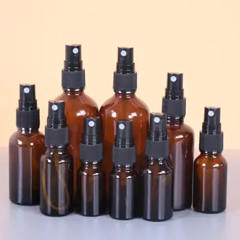 

200pcs 5/10/15/20/30/50/100ml Refillable Sprayer Bottles Essential Oil Liquid Empty Atomizer Makeup Spray Bottle Perfume Glass