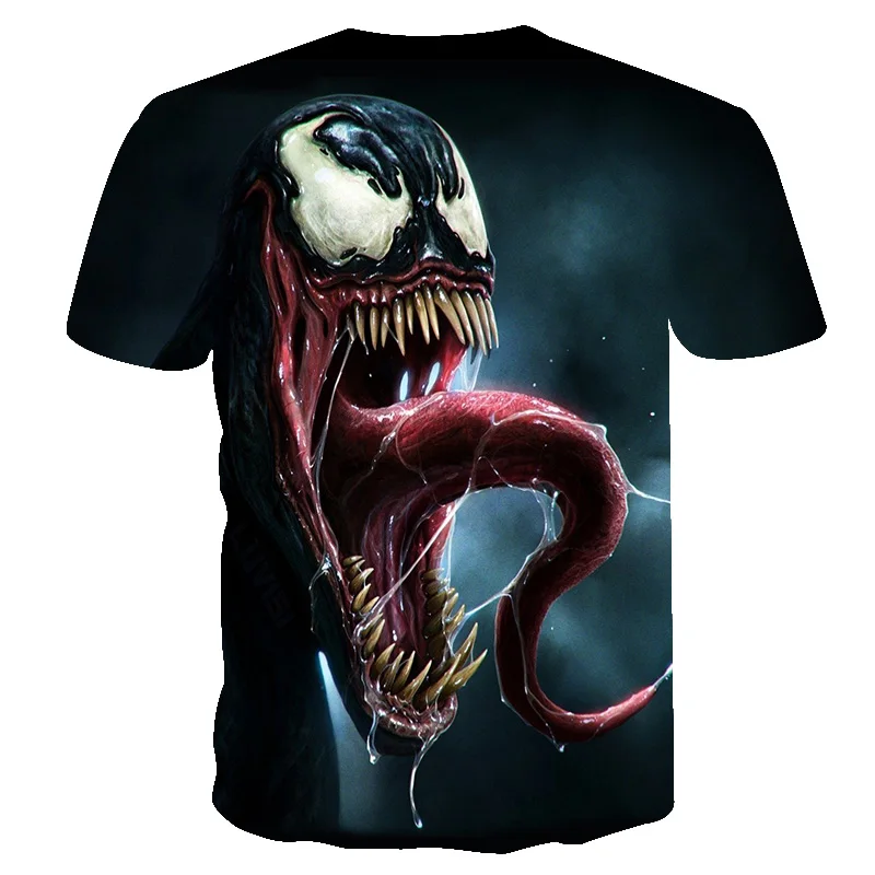 BIANYILONG Новинка года Venom футболки с 3D-принтом для мужчин Повседневная рубашка короткий рукав Фитнес Футболка мужские топы рубашки тяжёлая атлетика база слои
