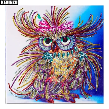 

Special Shaped Diamond Painting Bing Owl Handicraft Needlework Cross Stitch 3d Drill Mosaic DIY Daimond Embroidery Animal