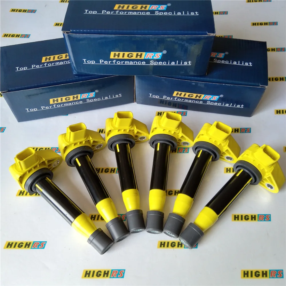 

SET OF 6 UPGRADE PERFORMANCE IGNITION COIL FIT HONDA ACCORD ODYSSEY Fit Acura CL RL TL V6 3.0 30520P8EA01 30520P8FA02 1788303