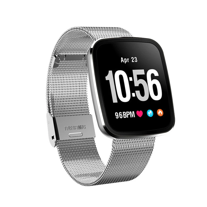 

RAVI V6 Smart Watch Accurate Heart Rate Monitor Blood Pressure Blood Oxygen Pedometer Smartwatch Men APP connect IOS Android