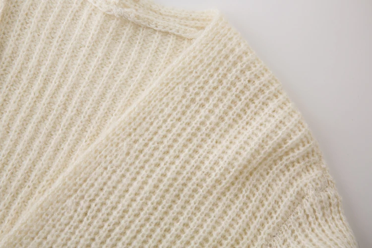 Бренд Thoshine демисезонный для женщин трикотажные свитеры для краткое сплошной цвет кардиган Женская мода джемпер Открыть стежка