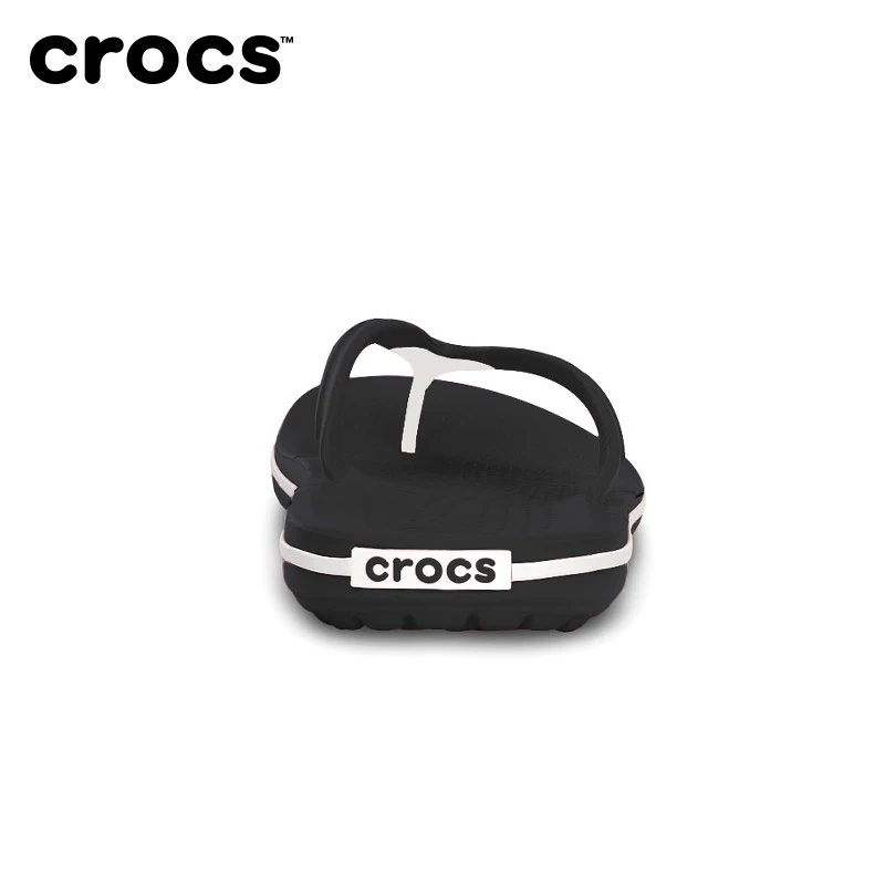 CROCS Outdoor Sandals Summer Unisex Crocs-shoes Flip Flops Black White Color Beach Slippers Men Women Flat Slippers