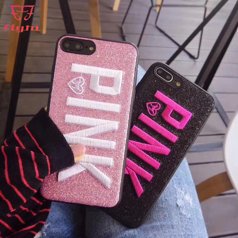 Flyto Phone Case For Iphone 7 Case Embroidered Victoria S Secret Pink The Case For Iphone X 8 7 6 6s Plus Fitted Cases Aliexpress Flyto Phone Case For Iphone 7 Case Embroidered Victoria S Secret Pink The Case For Iphone X 8 7 6 6s Plus Fitted Cases Aliexpress
