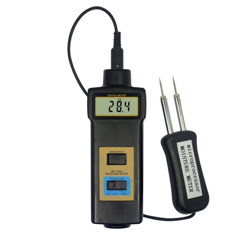 Portable Pin Type Wood Moisture Meter MC7806in Moisture Meters from