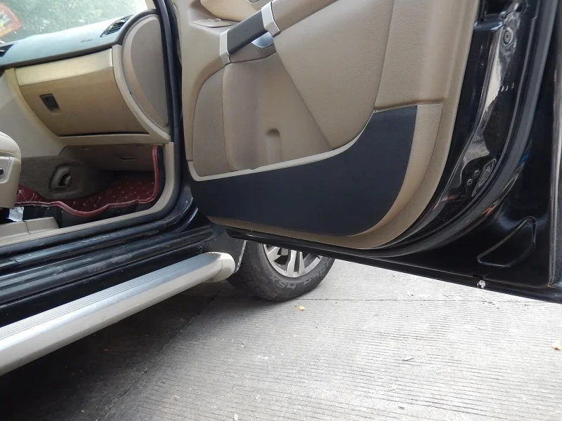 Защита двери боковая защита края анти-удар кожаные чехлы для Volvo XC90 аксессуары 2007 2008 2009 2010 2011 2012 2013