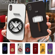 MaiYaCa Marvel супергерой чехол для телефона iphone 11 Pro X Xs Xr Xs max 8 7 6 6S Plus 5 5S SE cass