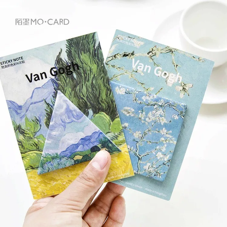

1PC Creative New Van Gogh's Color Memo Pad Paper Post Notes Sticky Notes Notepad Stationery Papeleria Office School Supplies