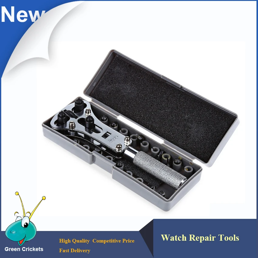 Adjustable 3 Prongs Watch case opener Repair tools Wrench type back opening Opener for watchmakers | Наручные часы