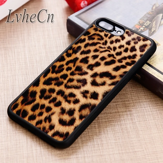 LvheCn полосатый леопардовый чехол для телефона iPhone 5 6 6s 7 8 plus X XR XS max 11 12 Pro Samsung Galaxy S7