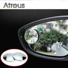 2pcs car styling High Definition Adjustable Rearview Mirror Stickers For Ford BMW lada Toyota universal Audi Nissan Mazda VW KIA
