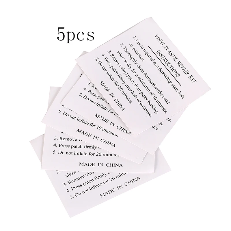 

5pcs/set Swimming Pools Float Air Bed Dinghies Circular Patches PVC Puncture Repair Adhesive Patch For Inflatable Toy