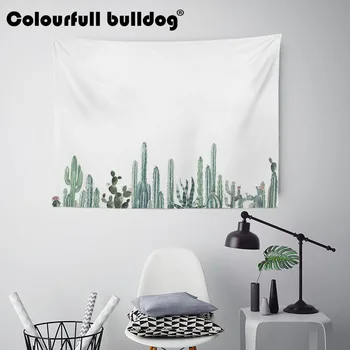 

Tropical Plants Tapestry Sansevieria Wall Hanging Bohemian Dorm Home Decoration Blanket Rectangle Polyester Custom Your Picture