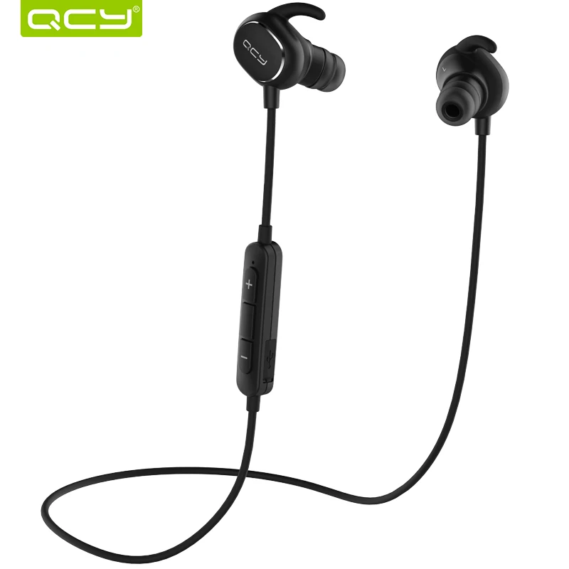 QCY QY19 Bluetooth Headset Wireless Earpphone Sport Driving English Voice 2016 New For IPhone Xiaomi PC